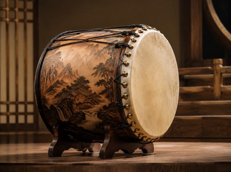 眉山BULO部落山水系列古风鼓